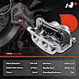 APBC1591 Front Brake Caliper with Bracket, 2-Wheel Set