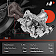 APBC1602 Rear Driver Brake Caliper with Bracket, Sold Individually