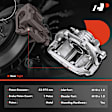 APBC1658 Rear Brake Caliper with Bracket, 2-Wheel Set