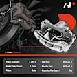 APBC1660 Front Brake Caliper with Bracket, 2-Wheel Set