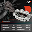 APBC1723 Front Brake Caliper with Bracket, 2-Wheel Set