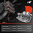 APBC1749 Front Passenger Side Brake Caliper with Bracket, Sold Individually