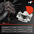 APBC1768 Rear Brake Caliper with Bracket, 2-Wheel Set