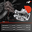 APBC1795 Front Brake Caliper with Bracket, 2-Wheel Set