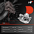 APBC1800 Front Brake Caliper with Bracket, 2-Wheel Set