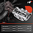 APBC1827 Front Driver Side Brake Caliper with Bracket, Sold Individually