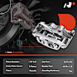 APBC1828 Front Brake Caliper with Bracket, 2-Wheel Set