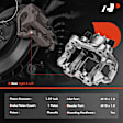 APBC1854 Rear Brake Caliper with Bracket, 2-Wheel Set