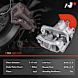 APBC1879 Rear Brake Caliper with Bracket, 2-Wheel Set