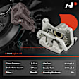 APBC1890 Front Brake Caliper with Bracket, 2-Wheel Set