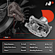 APBC1898 Front Driver Side Brake Caliper with Bracket, Sold Individually