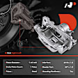 APBC1920 Rear Brake Caliper with Bracket, 2-Wheel Set