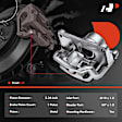 APBC1933 Front Driver Side Brake Caliper with Bracket, Sold Individually