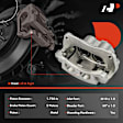 APBC2014 Front Brake Caliper with Bracket, 2-Wheel Set