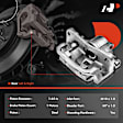 APBC2028 Rear Brake Caliper with Bracket, 2-Wheel Set