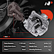 APBC2046 Rear Driver Brake Caliper with Bracket, Sold Individually
