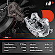 APBC2070 Front Brake Caliper with Bracket, 2-Wheel Set