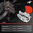 APBC2078 Front Disc Brake Caliper Assembly with Bracket, 2-Wheel Set