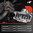 APBC2096 Front Passenger Side Brake Caliper with Bracket, Sold Individually
