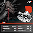 APBC2144 Front Driver Brake Caliper with Bracket, Sold Individually