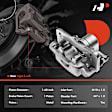APBC2148 Rear Brake Caliper with Bracket, 2-Wheel Set