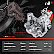 APBC2177 Rear Brake Caliper with Bracket, 2-Wheel Set