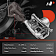APBC2190 Front Brake Caliper with Bracket, 2-Wheel Set