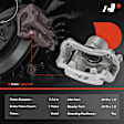APBC2193 Front Driver or Passenger Side Brake Caliper with Bracket, Sold Individually