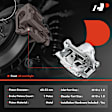 APBC2274 Front Brake Caliper with Bracket, 2-Wheel Set
