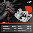 APBC2302 Front Brake Caliper, 2-Wheel Set