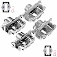 Front and Rear Brake Caliper, 2-Piston (Front); 1-Piston (Rear), A-Premium APBC2444, 4-Wheel Set