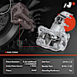 APBC2447 Front and Rear Brake Caliper, 4-Wheel Set
