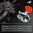 APBC2451 Front Passenger Side Brake Caliper with Bracket, Sold Individually