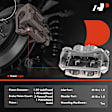 APBC2464 Front and Rear Brake Caliper, 4-Wheel Set