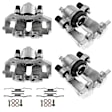 Front and Rear Brake Caliper, 1-Piston A-Premium APBC2506, 4-Wheel Set