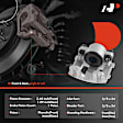APBC2511 Front and Rear Brake Caliper, 4-Wheel Set