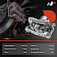 APBC2599 Front Driver Side Brake Caliper with Bracket, Sold Individually