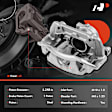 APBC3063 Front Driver Disc Brake Caliper with Bracket, Sold Individually