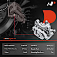 APBC3247 Rear Disc Brake Calipers with Bracket, 2-Wheel Set