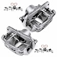 APBC3267 Front Disc Brake Calipers with Bracket, 2-Wheel Set