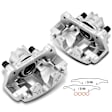 APBC3427 Front Brake Caliper, 2-Wheel Set