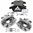 APBC3469 6x Front Disc Brake Calipers + Ceramic Pads
