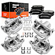 APBC3572 12 Pcs Front & Rear Brake Calipers & Ceramic Brake Pads