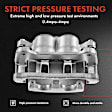 APBC3655 12 Pcs Front & Rear Brake Calipers & Ceramic Brake Pads