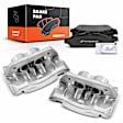 APBC3669 6 Pcs Rear Brake Calipers & Ceramic Brake Pads