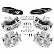 APBC3685 12 Pcs Front & Rear Brake Calipers & Ceramic Brake Pads