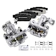 APBC3721 6 Pcs Rear Brake Calipers & Ceramic Brake Pads