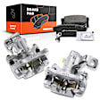 APBC3721 6 Pcs Rear Brake Calipers & Ceramic Brake Pads