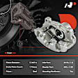 APBC3811 Front Brake Caliper, 2-Wheel Set