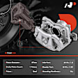 APBC3845 Front Disc Brake Caliper with bracket, 2-Wheel Set